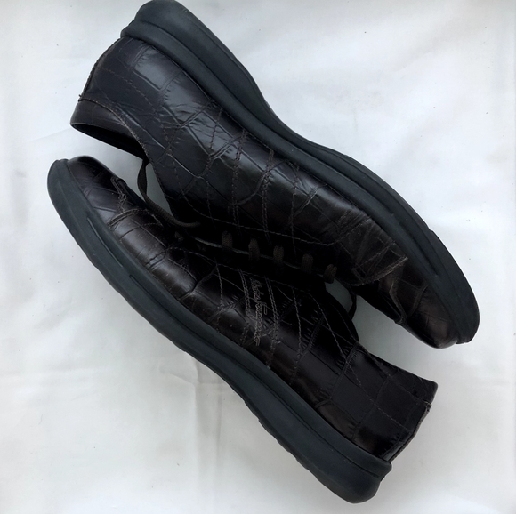 Ferragamo crocodile sneaker size 10.5 - Picture 3 of 4